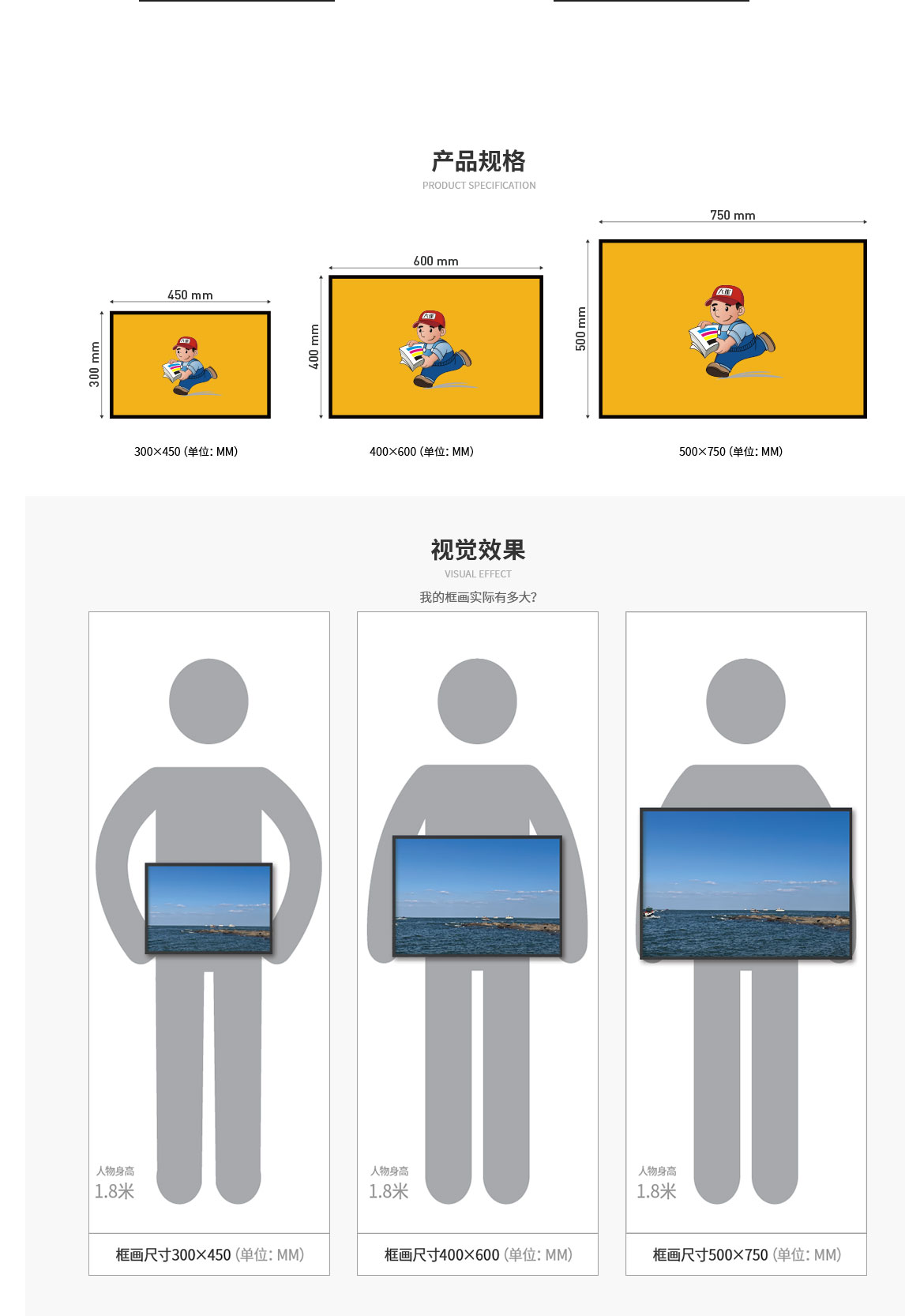 框画（开启框）