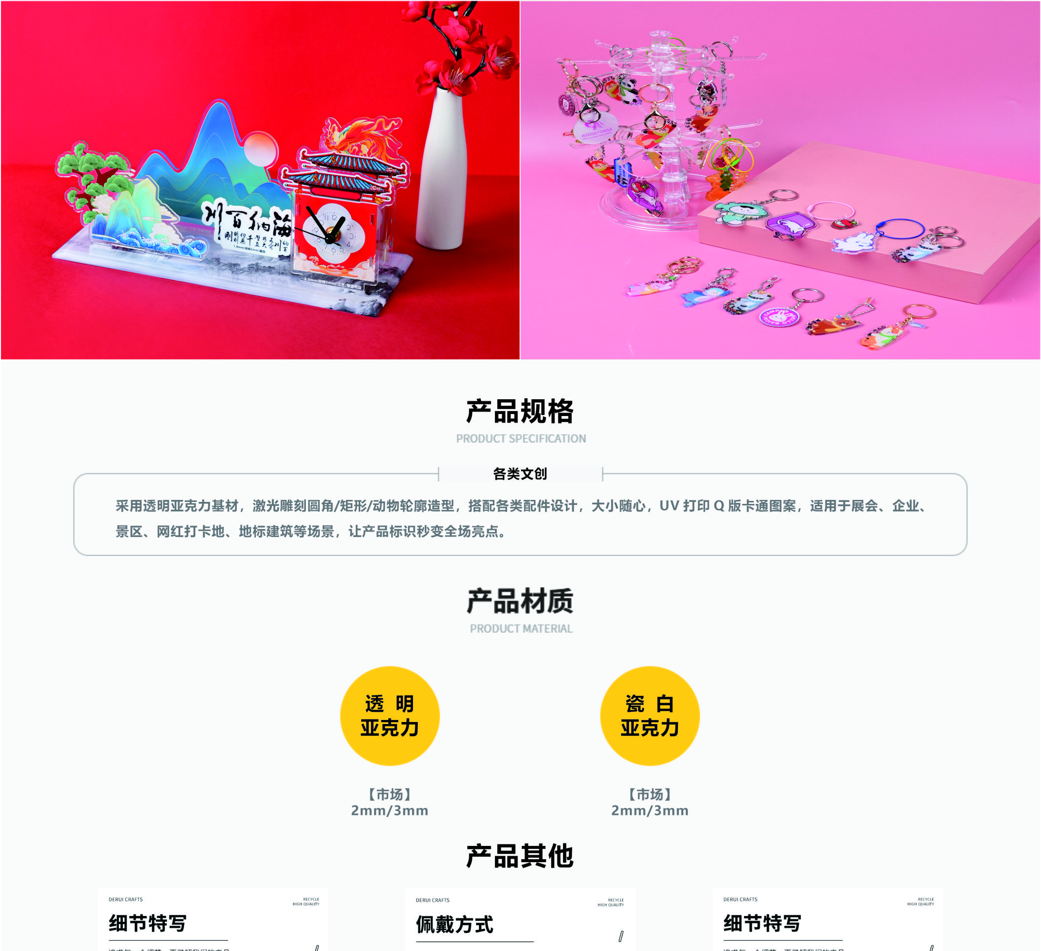 文创亚克力印品介绍中